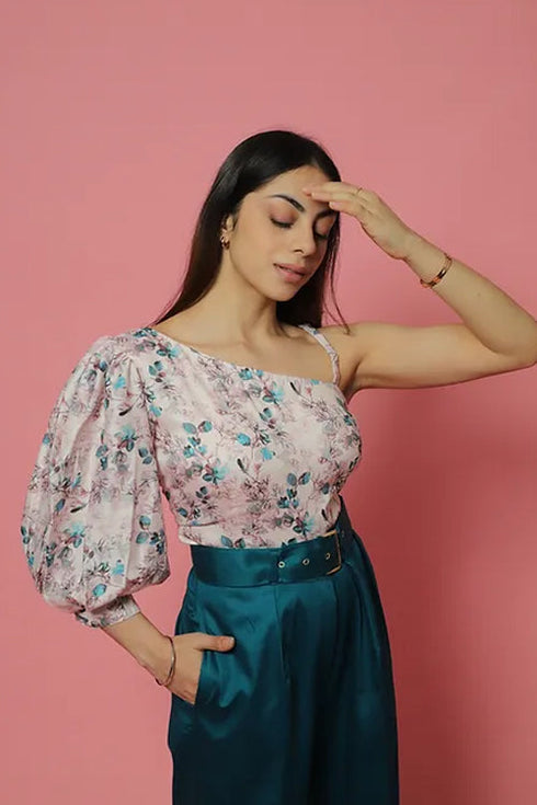 Myra Print Coord Set With Formal Trousers